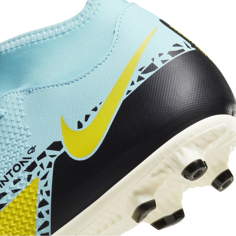 Nike Phantom Athletic Shoes - Light Blue, Yellow, Black - Picture 7 of 14